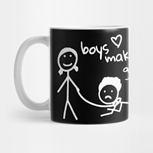 Boys Make Gr8 Pets Shirt Funny Boys Make Great Pets Mug